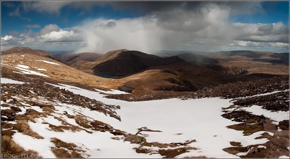snow storms in the Cairngorms